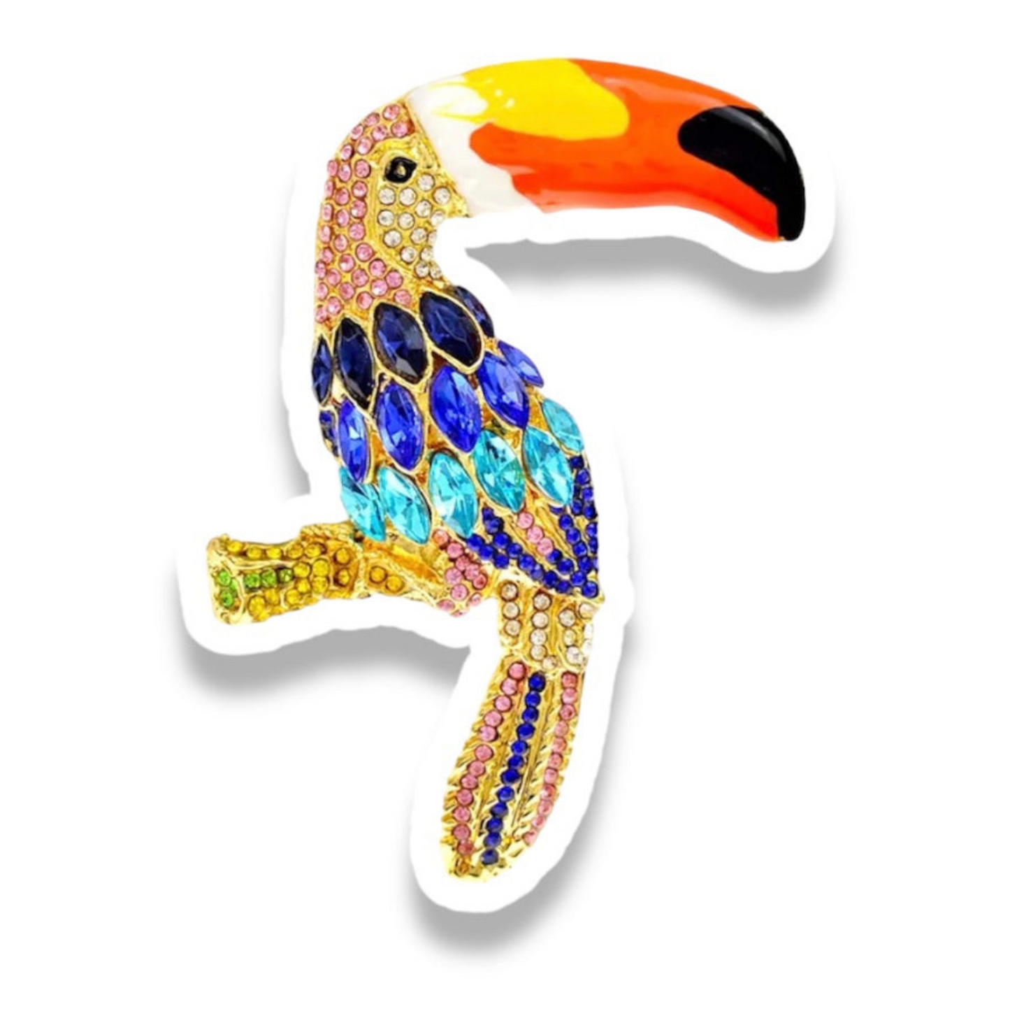 TOUCAN ISLAND Brooch